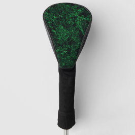 Dunkelgrüne Textur, zerstört oder korrodiert Golf Headcover