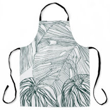 dunkelgrüne und aquamarine Monstera-Blätter & Lili
