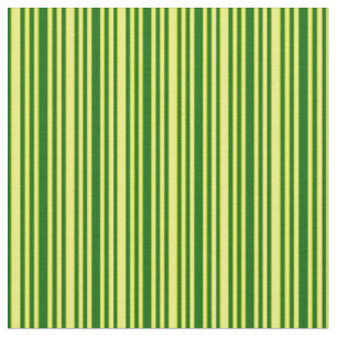 Dunkelgrüne und gelbe Linien/Streifen-Muster Stoff