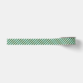 Dunkelgrüne und weiße Sandstreifen | Weihnachten Ripsband