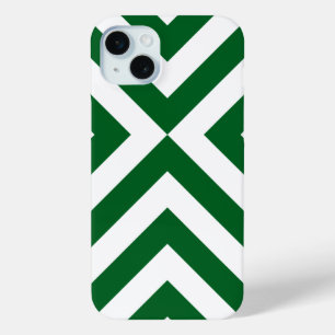 Dunkelgrüne und weiße Sparren iPhone 6 Plusfall Case-Mate iPhone Hülle
