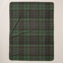Dunkelgrüner Tartan Kariert