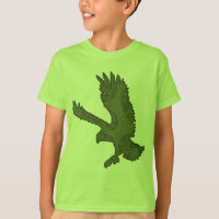 Dunkelgrünes Adler-Shirt
