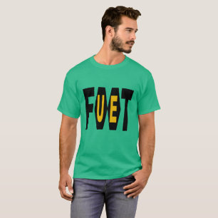 Dunkelgrünes basisches T-Shirt Design FOOTBALL UE