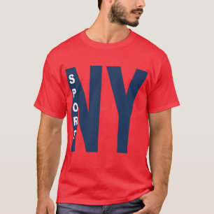 Dunkelgrünes T-Shirt NEW YORK SPORT