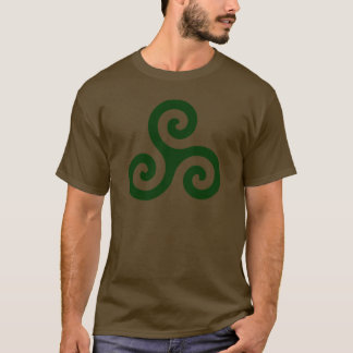 Dunkelgrünes Triskele T-Shirt