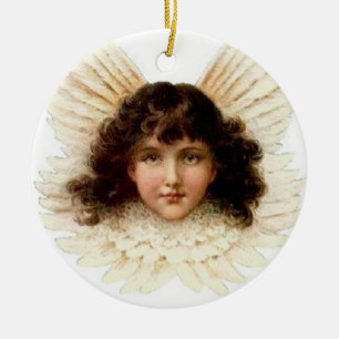 Dunkelhaariger Engel - Ornament
