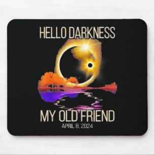 Dunkelheit mein alter Freund Solar Eclipse April 0 Mousepad