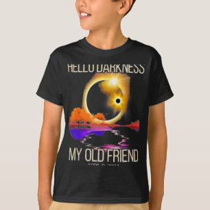 Dunkelheit mein alter Freund Solar Eclipse April 0 T-Shirt