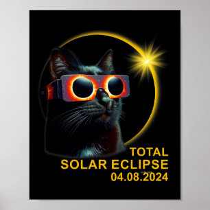 Dunkelheit mein Freund Solar Eclipse April 8 2024  Poster