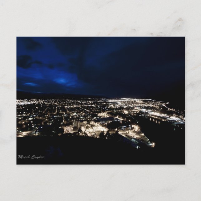 Dunkelheit Postkarte (Vorderseite)