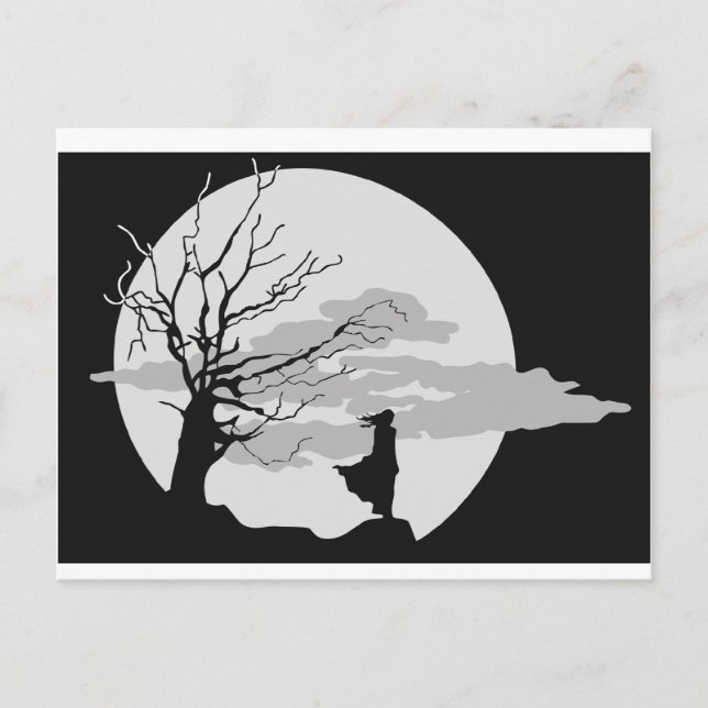 Dunkelheit Postkarte (Vorderseite)