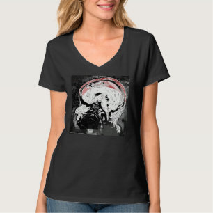 Dunkelheit scannt V - Hals T-Shirt