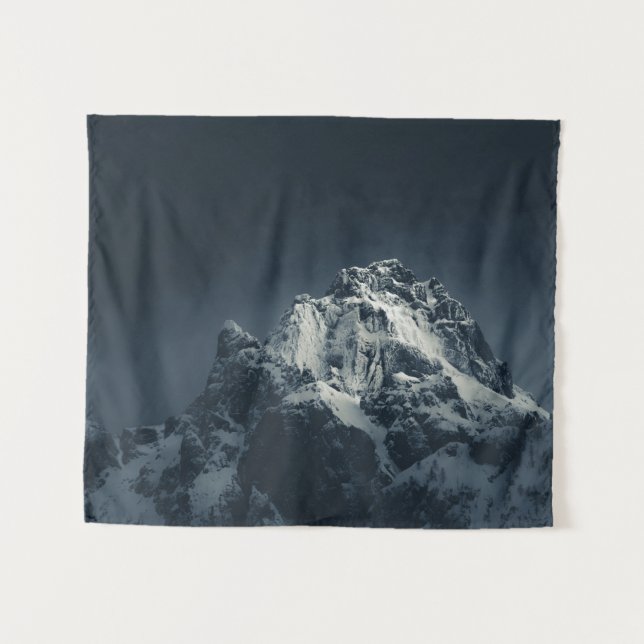 Dunkelheit und Berge Wandteppich (Vorderseite (Horizontal))