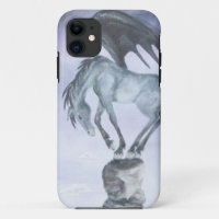 Dunkelheit Winged Fantasie-PferdiPhone 5 Fall