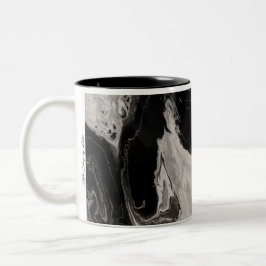 Dunkelheit wird Nacht Zweifarbige Tasse