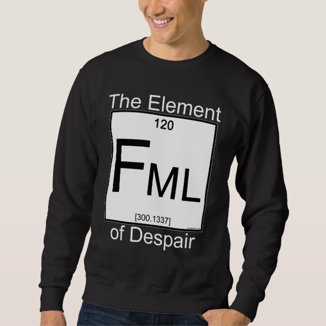 Dunkelheits-Shirts des Element-FML Sweatshirt (Vorderseite)