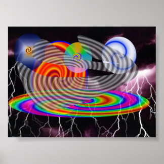 Dunkelheitsspirale Poster