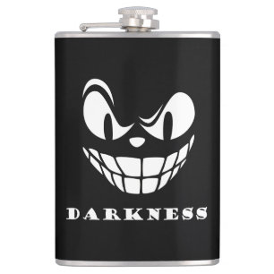 Dunkelmonstergesicht Flachmann