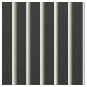 Dunkelofengrün, Dunkelgrau, Beige und Schwarz Stoff