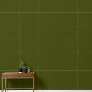 Dunkelolivengrün, solide Farbe Tapete