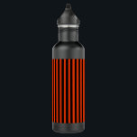 Dunkelorange Edelstahlflasche<br><div class="desc">Das ist ein lustiges,  unisex Muster,  das für jeden geeignet ist. Dieses Bild ist auf einer Vielzahl von anderen Produkten verfügbar,  klicken Sie einfach auf den Link unter dem Foto in der Nähe von 'Über dieses Design'.</div>