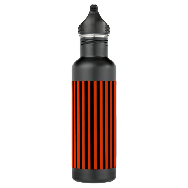 Dunkelorange Edelstahlflasche (Rechts)