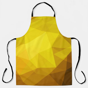 Dunkelorange polygonal. Eine komplett neue Farbtön Schürze