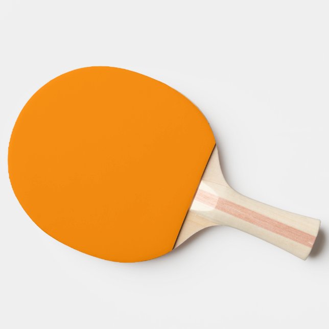 dunkelorange tischtennis schläger (Seitenansicht)