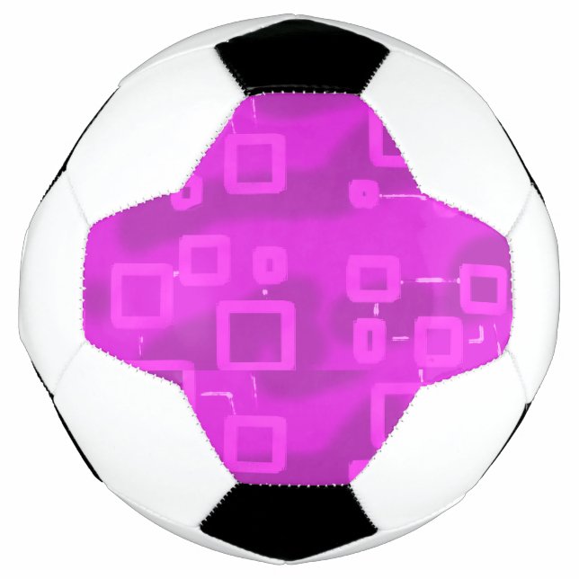 Dunkelrosa Fußball (Vorderseite)