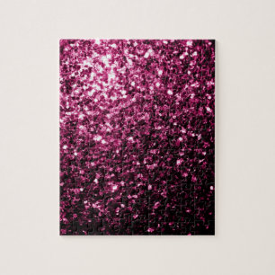 Dunkelrosa Imitate glänzen Glitzer Glitzern