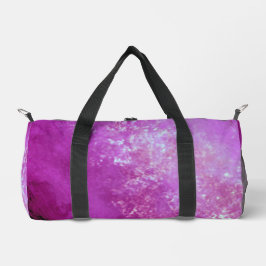 Dunkelrosa-Lila Sturmwolke-Effekt Duffle Bag