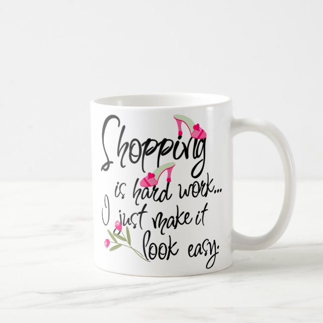 Dunkelrosa-Mode-Tasse Kaffeetasse (Rechts)