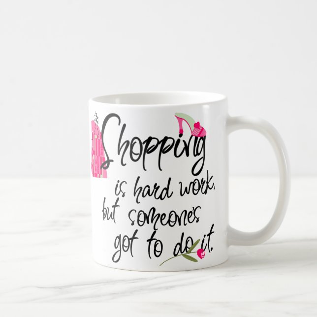 Dunkelrosa-Mode-Tasse Kaffeetasse (Rechts)