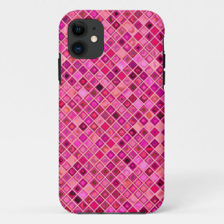 dunkelrosa "Watery"-Mosaikfliesen Case-Mate iPhone Hülle