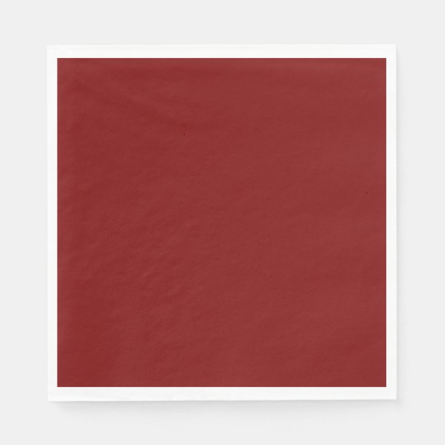 Dunkelrot, dunkelrote Farbe, Serviette (Vorderseite)