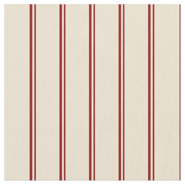 Dunkelrot und Beige farbige Muster Stoff (Nahaufnahme)
