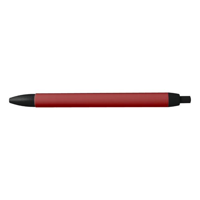 Dunkelrote Farbe einfarbig Kugelschreiber (Vorderseite)