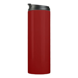 Dunkelrote Farbe Thermosbecher