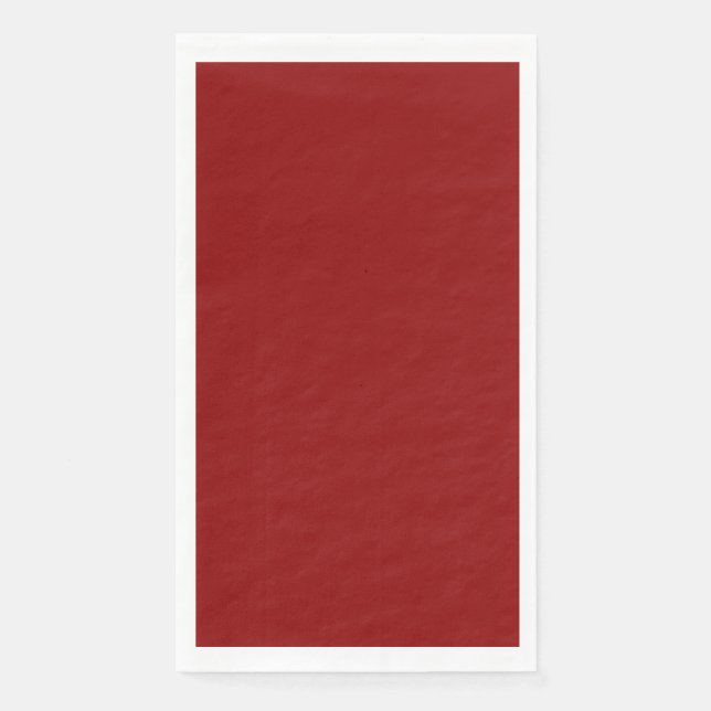 Dunkelrote Gastserviette Serviette (Vorderseite)