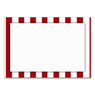 Dunkelrote Streifen (2. Farbe hinzufügen) Tischnummer