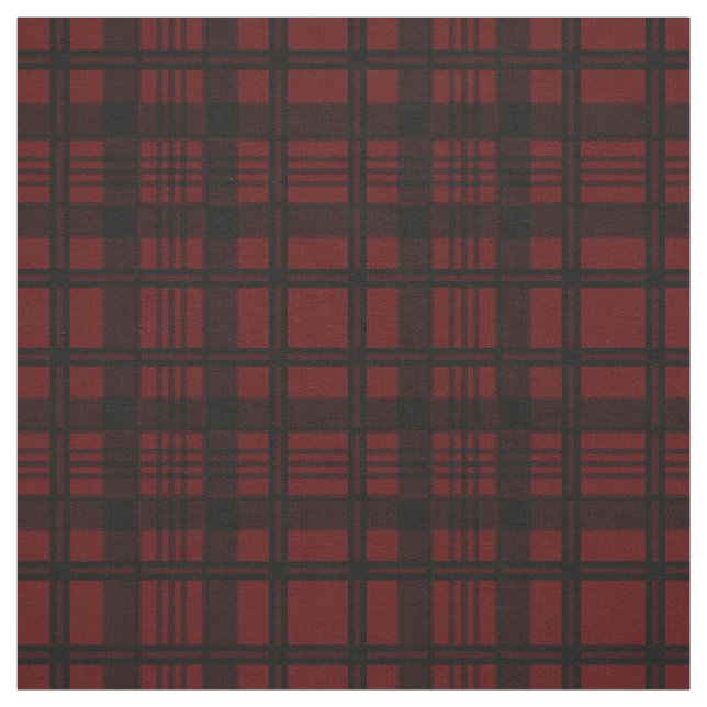 dunkelrote und schwarze Karierte Muster Stoff (Muster)