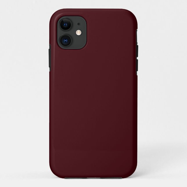 Dunkelroter Mönch Case-Mate iPhone Hülle (Rückseite)