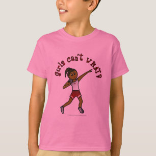 Dunkelroter Schuss T-Shirt