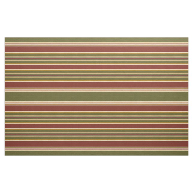 Dunkelrotes, grünes Elfenbeinmuster Stoff (Fat Quarter (45,7 x 55,9 cm))