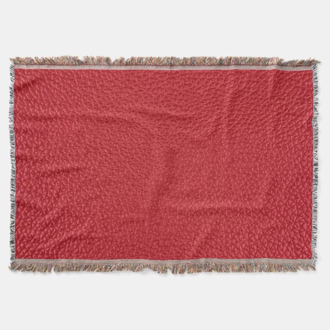 Dunkelrotes Kunstleder in der Nähe. Decke (Vorderseite)