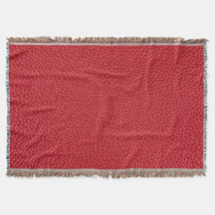 Dunkelrotes künstliches Lederimitat in Nahaufnahme Decke