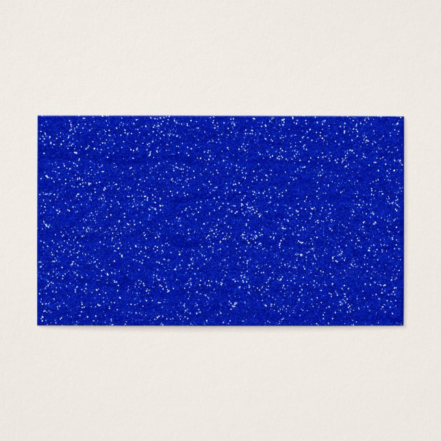 DUNKELROYAL BLAUE OZEAN WEISSE GLITZERN (Vorderseite)