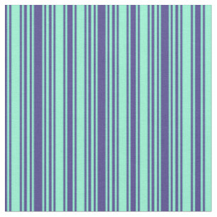 Dunkelschiefer Blau und Aquamarine Strickmuster Stoff
