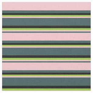Dunkelschiefer grau, rosa, grün und schwarz gefärb stoff